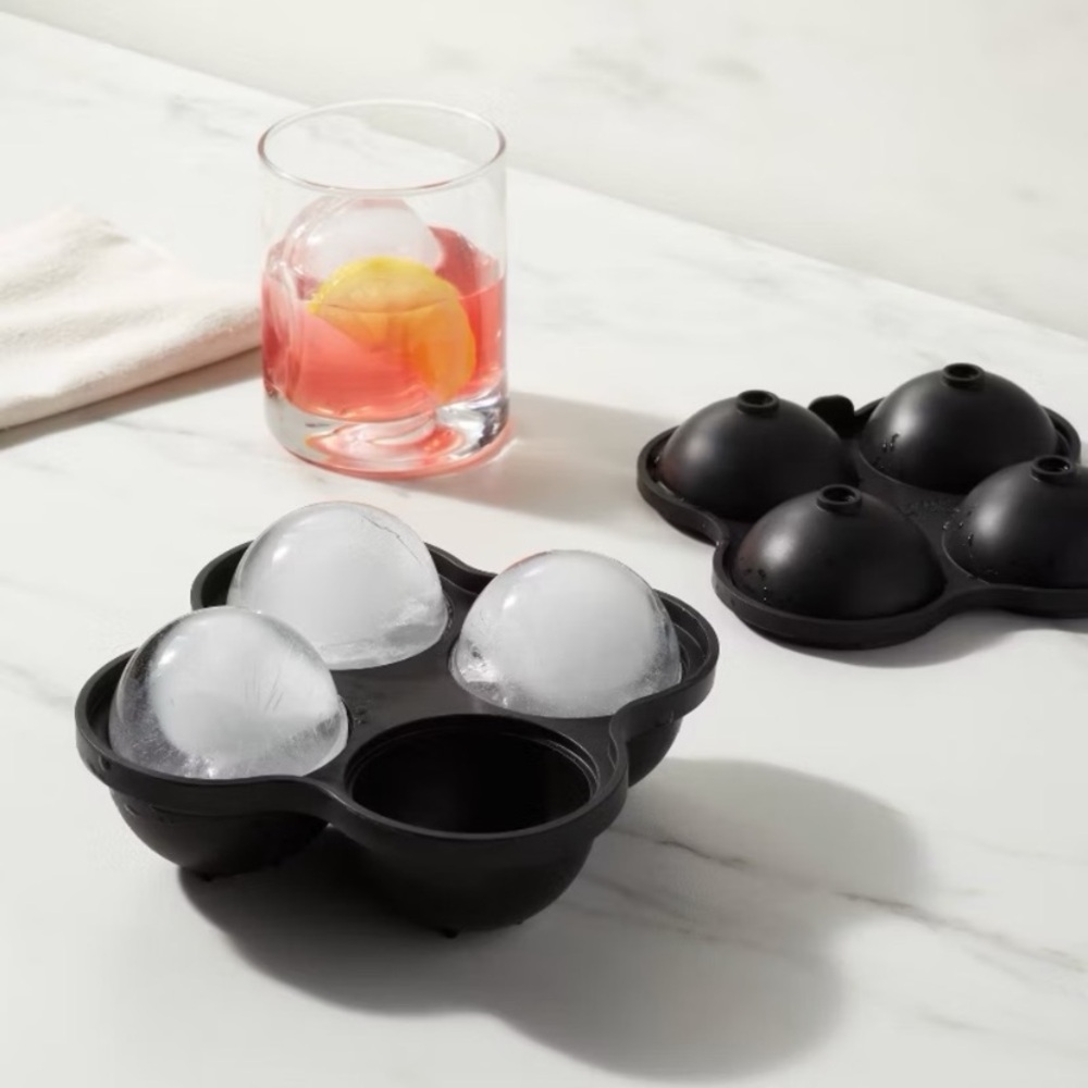 Target Threshold craftsman Ice Tray maker round ball mold silicone sphere new